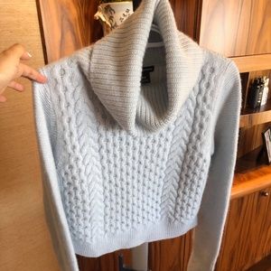 Club Monaco  baby blue cashmere sweater